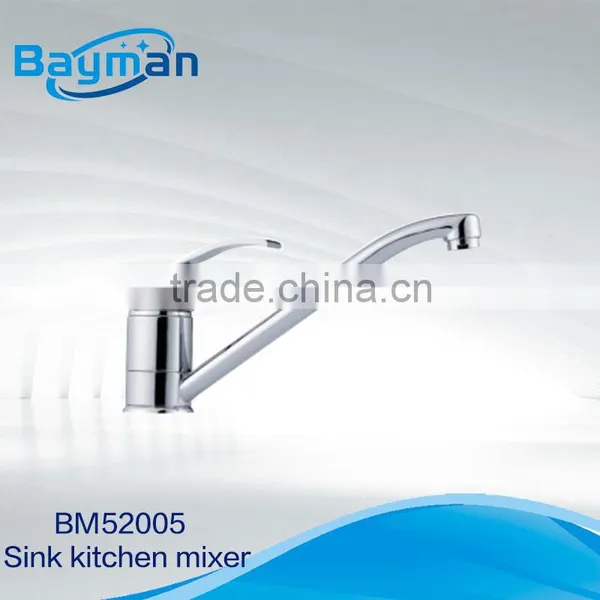 Economic Brass Body Zink Handle Quality Sink Kitchen Faucet