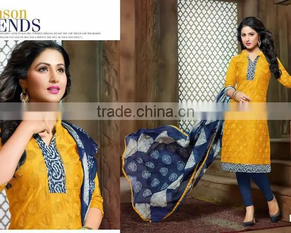 CHANDERI COTTON SALWAR KAMEEZ photo-6