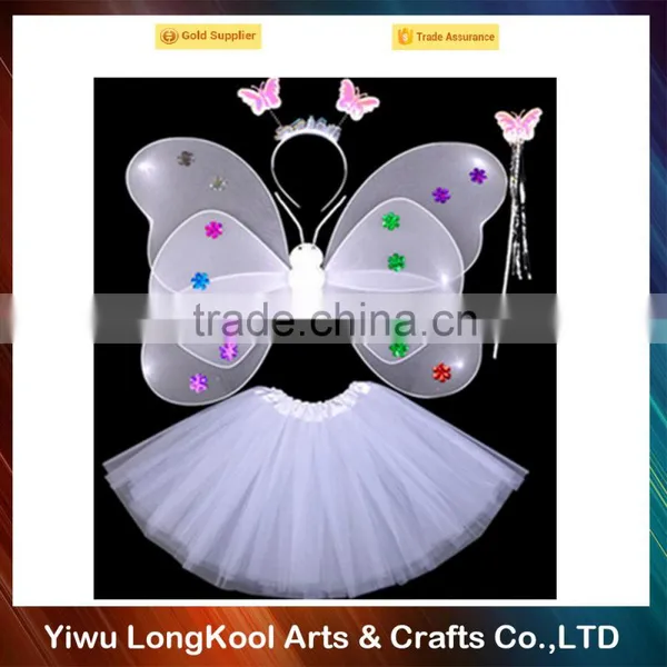 Factory Direct Sale Girls Party Wings Colorful Butterfly Wings Costume photo-4
