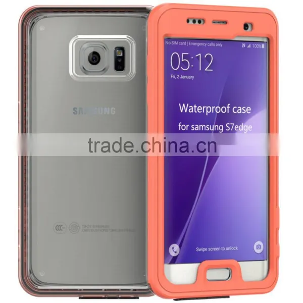 Luxury Waterproof Shockproof Clear Phone Case Cover For Samsung Galaxy S7 S7 Edge photo-6