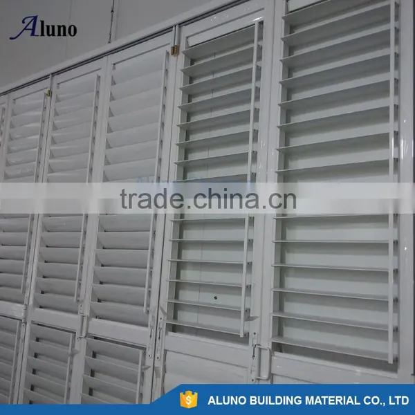 Aluminium Louvered Bifold Shutters/Louvered Bifold Window Shutters for Outdoor photo-4