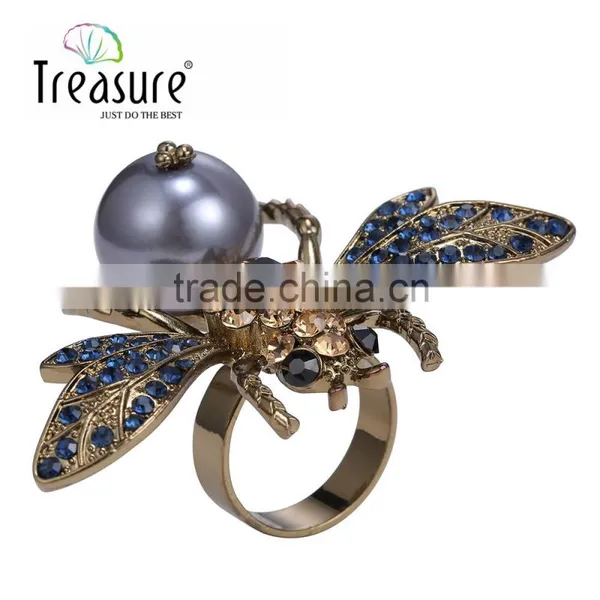 Rings Jewelry Golden Ong Bee Accessory Men's Ring Made in China photo-3