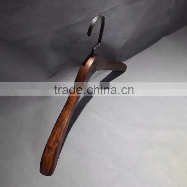 Coats Clothing Type and Wooden Material Clothing Hanger photo-2
