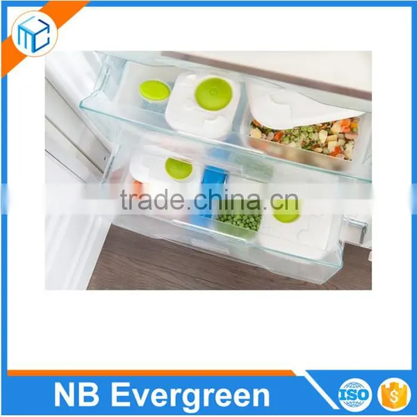 Quadrilateral Button Box Sealed Square Last Microwave Transparent High-capacity Receive Food Boxes of Many Specifications photo-3