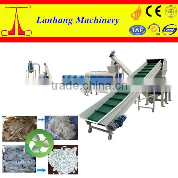 PP PE Waste Film Recycling Line From Lanhang Factory