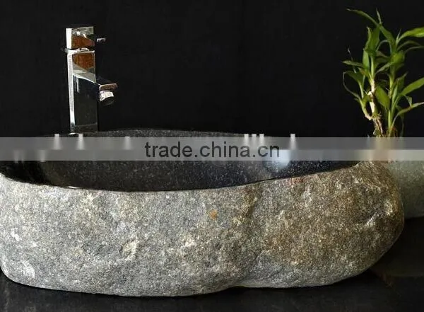 Natural River Stone Counter Sink