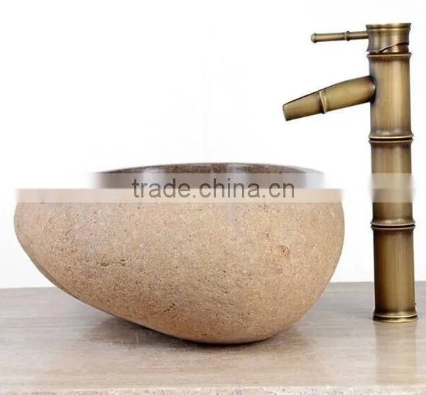 Natural Hotel Bathroom Cobblestone Vanity Tops photo-5