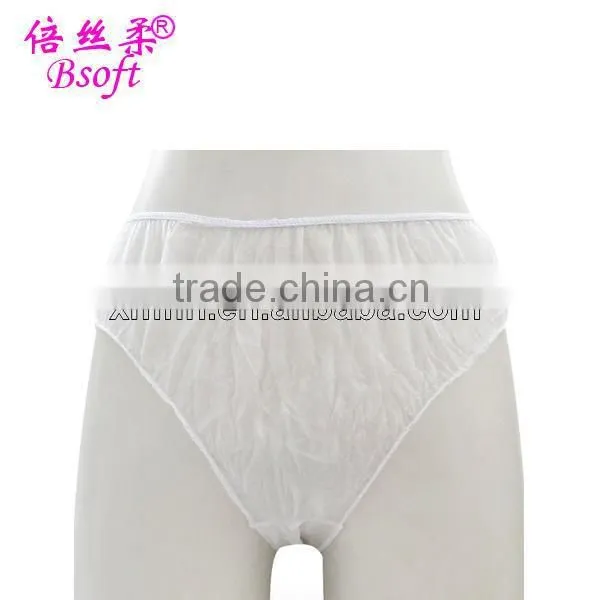 Disposable Nonwoven Briefs for Women,7pcs/opp Bag photo-3