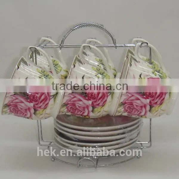 Wholesale Fine Price Ceramic Porcelain Coffee Cup and Saucer photo-6
