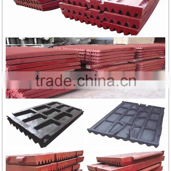 High Manganese Steel Fixed Jaw Crusher Liner Plate photo-5