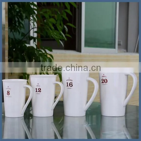 White Blank High Capacity Glossy 20oz Ceramic Porcelain Mug photo-5