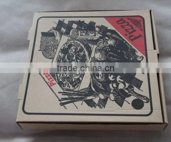 13inch Customers Printing Corrugated Paper Pizza Delivery Box photo-2