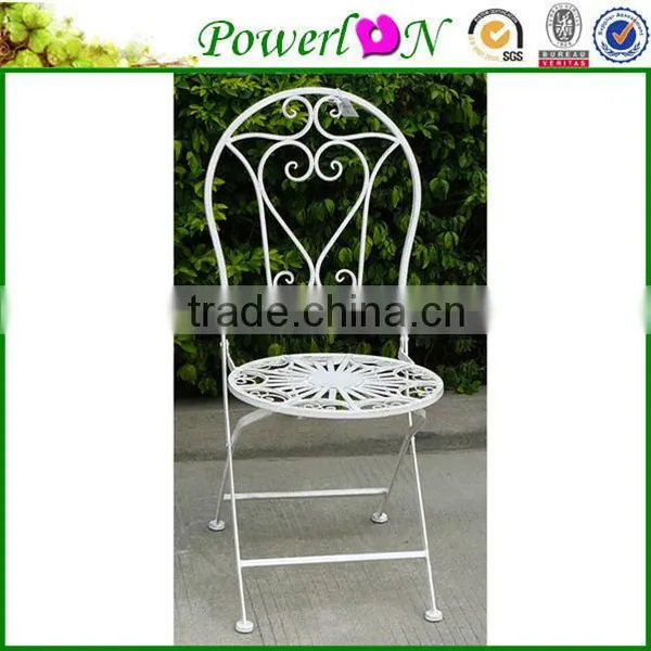 Competive Price Antique Unique Design Mosaic Round Garden Folding Chair For Home Backyard J29M TS05 PL08-6235 photo-5