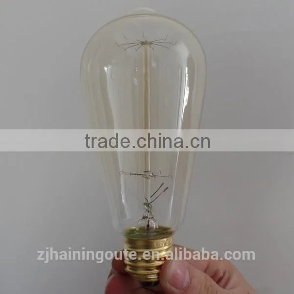 Antique Light Vintage Decor Lighting ST64 Edison Bulb Used for Table Lighting Decoration photo-2
