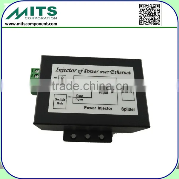 CE/FCC 24W/48V 1 Port Gigabit PoE Injector for IP Phone, IP Cam, AP, Security & Networking Devices photo-4