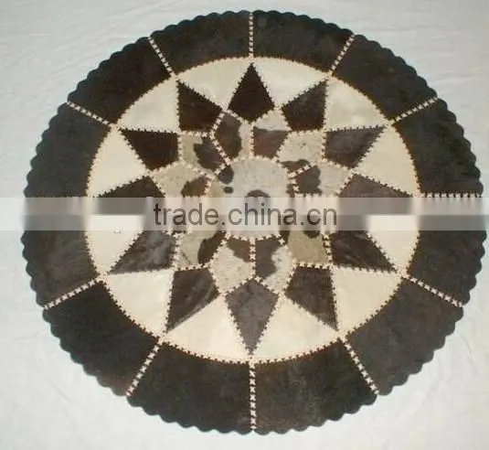 Modern Round Cotton Rug for Dinning Room photo-2