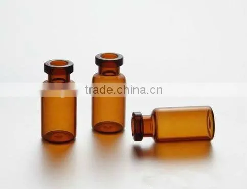 Tubular Amber Glass Vials