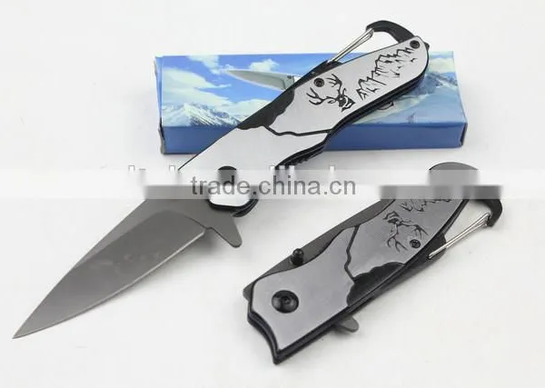OEM Fast Production Keychain Knife Logo Imprint Folding Rescue Knife photo-2