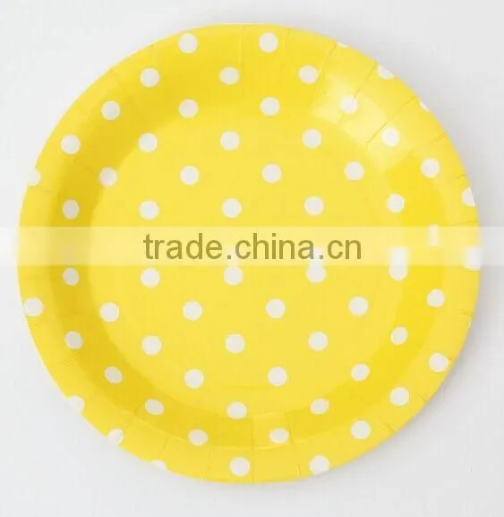 Christmas Dinner Disposable Dot Paper Tableware photo-4