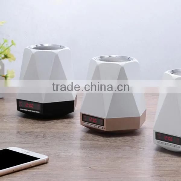Alarm Clock Led Bluetooth Speaker for Home Decoration photo-2