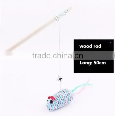 Cat Toy Various Color Ball Long Strip Fascinate Pet Cat Teaser photo-3