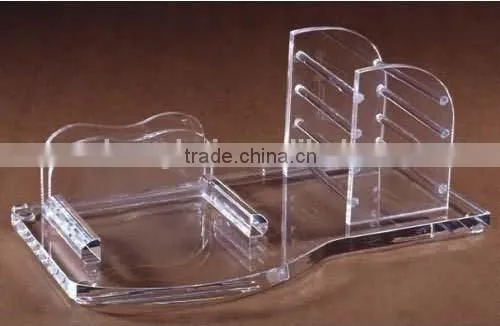Customizable Crystal Office Desktop Set For Cooperation Gifts