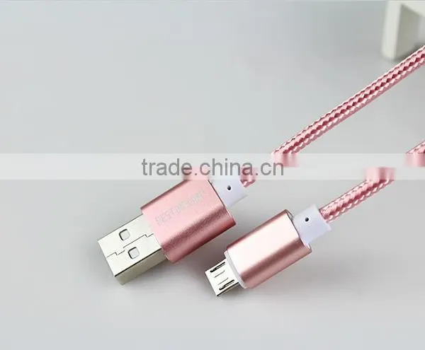 Aluminum Alloy Micro USB Data Cable Wholesale for Iphone USB 2.0 Cable photo-6