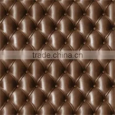 2015 New Design Modern Leather Effect Soft PVC 3D Wallpaper photo-4