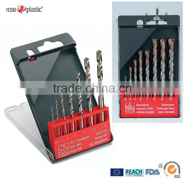 Visible Hard Plastic Packaging Box for HSS Masonry Hammer and Wood Drills FA Cassette photo-5