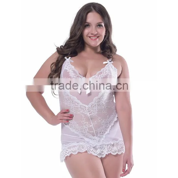 No Moq Dropship Sheer White Lingerie photo-2