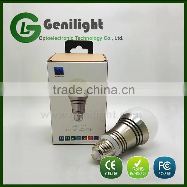 Bluetooth LED Bulb Light With White+RGB Color
