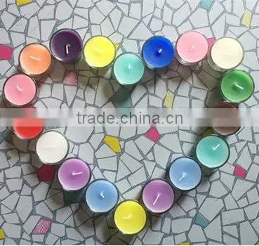 Colourful Flameless Scented Tealight Candle, Soy Wax photo-3