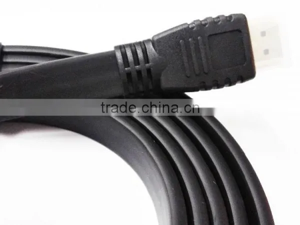 Black Flat HDMI Cable With Gold Plated photo-4