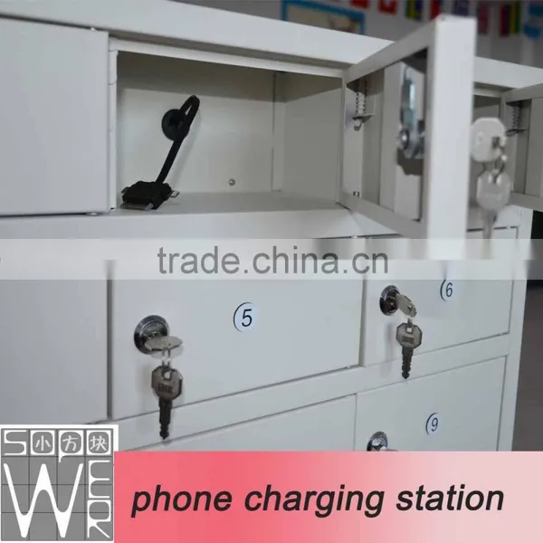 9 Compartment Steel Locker Solar System for Charging Mobile Phone