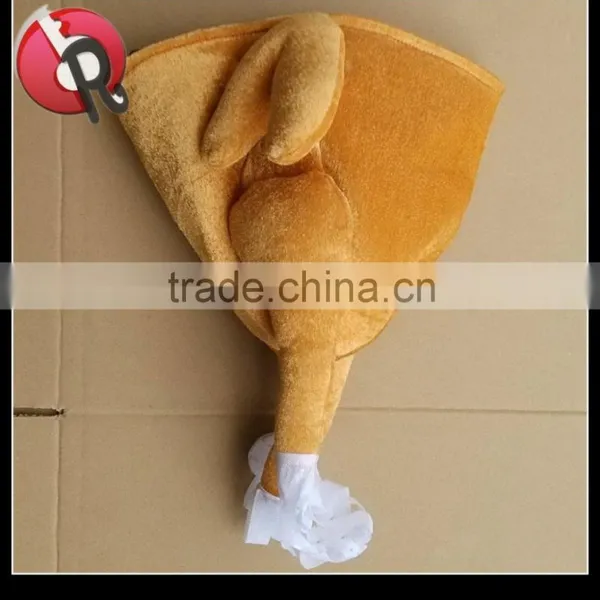 Roasted Turkey Chicken Hat Adult Costume Accessory NEW Thanksgiving photo-4