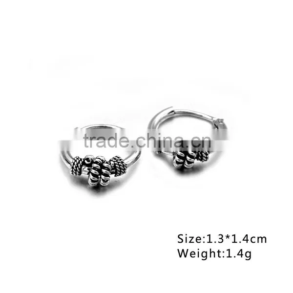 Hot Selling Casting Earrings in Stock Stainless Steel Simple Earrings Jewelry Factory Price Wholesale Earrings photo-3