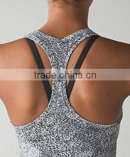Ladies Custom Fitness Women Tank Top Women Gym Singlet photo-5