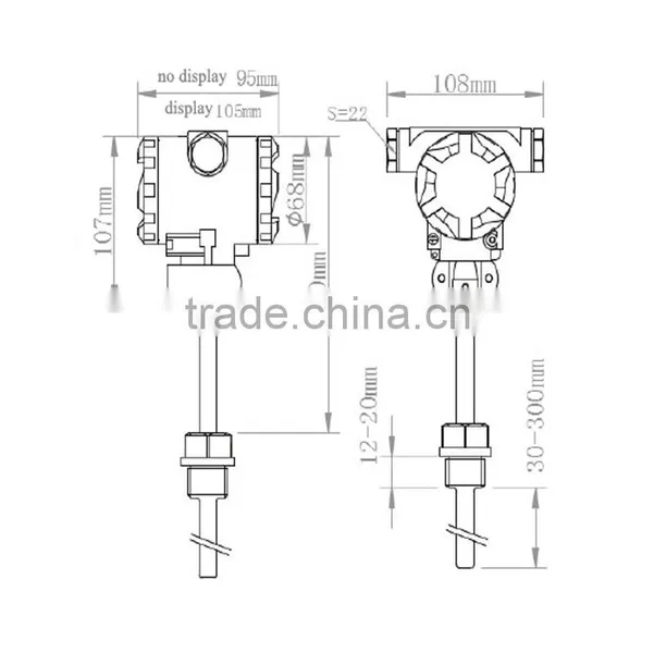 TTS-CA15 Anti-explosion Plug-in Temperature Sensor Rs232 photo-2