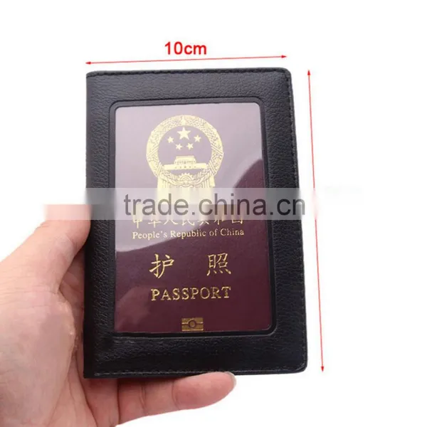 Transparent Russia Passport Cover PU Leather Clear Card ID Holder Case for Travelling Passport Bags 9 Colors photo-5