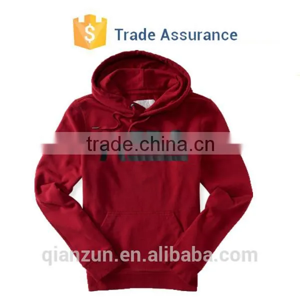 Custom Wholesale Plain Black Gret Fleece Sweatshirt Hoodie Manufacturer photo-6