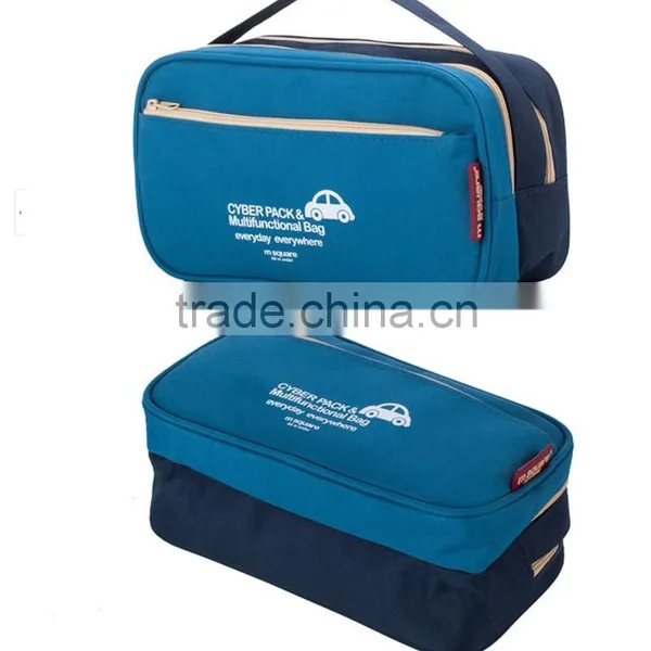 Free Woven Storage Male Folding Cosmetic Bag