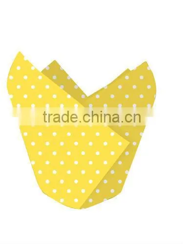 Easy Clean Factory Price Wholesale Food Grade Dot Cupcake Wrapper photo-2
