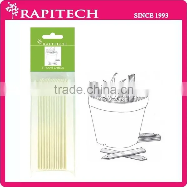 6 Inch Plastic White Gardening Plant Marker photo-2