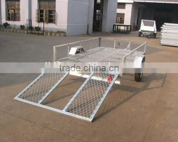 Hot Dip Galvanized Mesh ATV Car Trailer photo-5