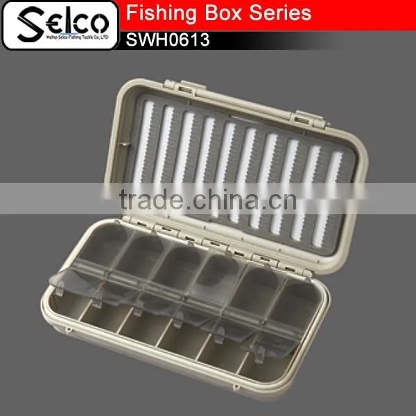 Double Face Durable Plastic Fly Lure Fishing Box photo-3