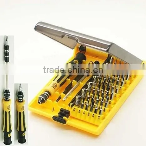 45 in 1 Multi Professional Portable Opening Tool Compact Screwdriver Kit Set With Tweezers & Extension photo-2