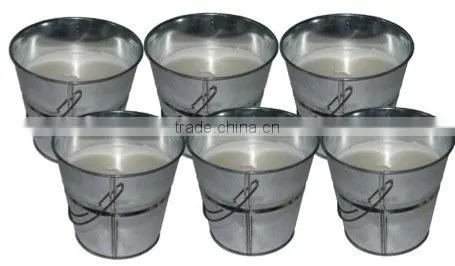 18 Oz. Citronella Candle In Metal Bucket , Deet-Free Insect Repellent photo-2