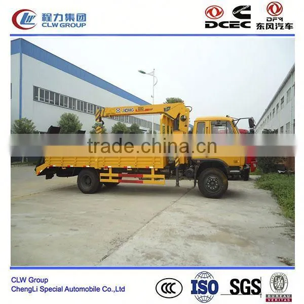 Dongfeng 4*2 4*4 Type 190 Hp Truck With Crane 3 Ton Crane Truck photo-3