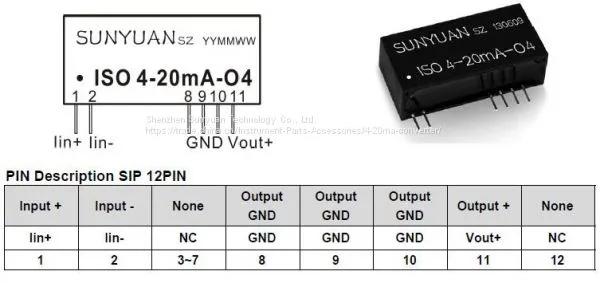 2-Wire Passive 4-20mA to Voltage Signal Converter 3KV Isolation photo-4