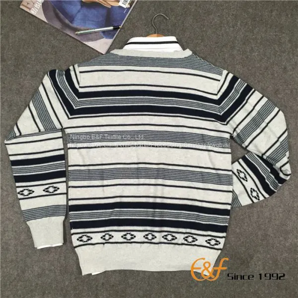 Hot Selling Fashion Strip Men Sweater photo-2